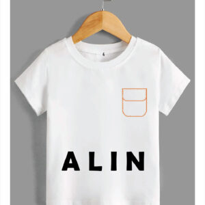 ALIN WITH POCKET PRINTED TSHIRT