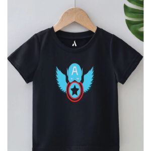 CARTOON PRINTED TSHIRT BLACK