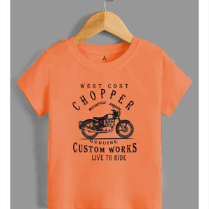 CHOPER BIKE PRINT TSHIRT LPINK