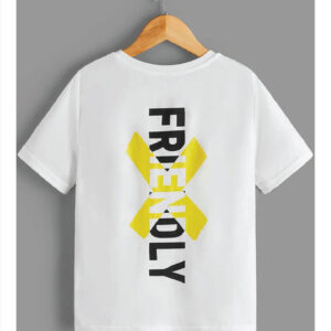 FRIENDLY BACK PRINT  TSHIRT