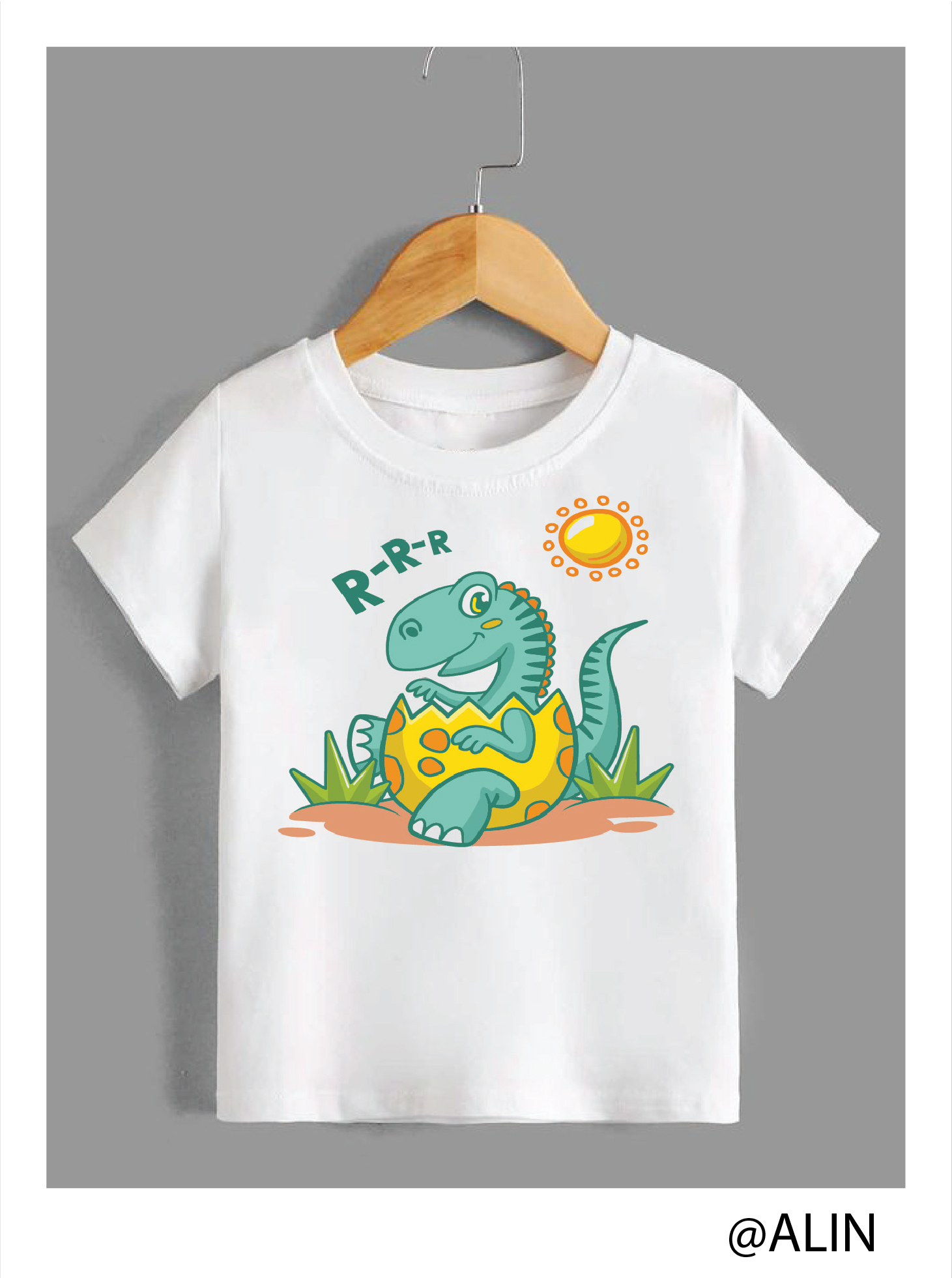 RRR DINO PRINT TSHIRT