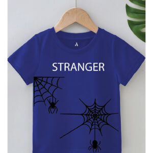 STRANGER SPIDEY PRINT TSHIRT BLUE