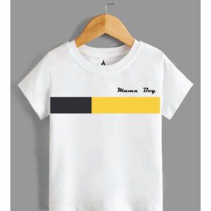 YELLOW AND BLACK CUT AND SEW TSHIRT